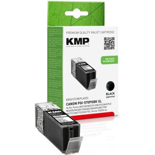 KMP Tinte C107BPIX (schwarz) ersetzt Canon PGI-570PGBK XL