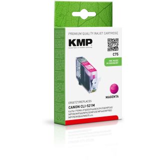 KMP Tintenpatrone C75 (magenta) ersetzt Canon CLI-521M