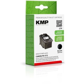 KMP Tinte C79 (schwarz) ersetzt Canon PG-512