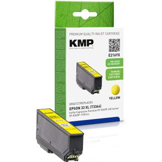KMP Tinte E216YX (yellow) ersetzt Epson 33XL (T3364 - Orange)