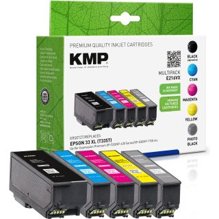 KMP Tinte E216VX MULTIPACK ersetzt Epson 33XL (T3357 - Orange)