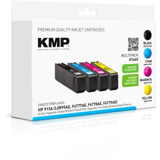 KMP Tinte H164V MULTIPACK ersetzt HP 913A