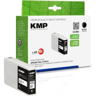 KMP Tinte E220BX (schwarz) ersetzt Epson 79XL (T7901 - Pisa)