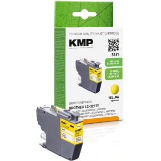 KMP Tinte B58Y (yellow) ersetzt Brother LC-3217Y