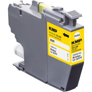 KMP Tinte B58Y (yellow) ersetzt Brother LC-3217Y