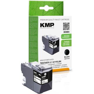 KMP Tintenpatrone B58BX (schwarz) ersetzt Brother LC-3219XLBK
