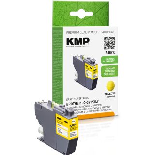 KMP Tinte B58YX (yellow) ersetzt Brother LC-3219XLY