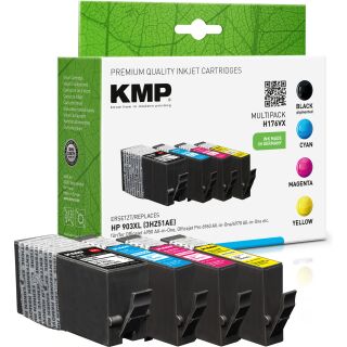 KMP Tintenpatronen H176VX MULTIPACK ersetzt HP 903XL (3HZ51AE)