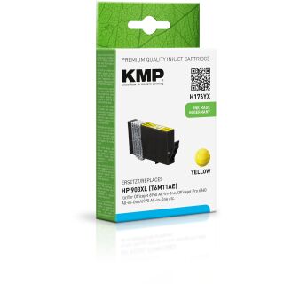 KMP Tintenpatrone H176YX (yellow) ersetzt HP 903XL (T6M11AE)