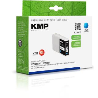 KMP Tinte E220CX (cyan) ersetzt Epson 79XL (T7902 - Pisa)
