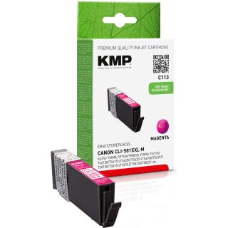 KMP Tintenpatrone C113 (magenta) ersetzt Canon CLI-581M XXL