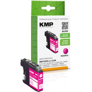KMP Tintenpatrone B62MX (magenta) ersetzt Brother LC-223M