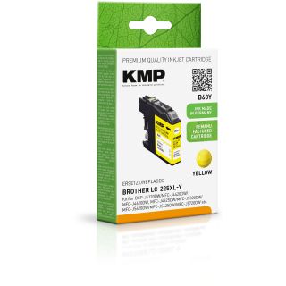 KMP Tinte B63Y (yellow) ersetzt Brother LC-225XLY