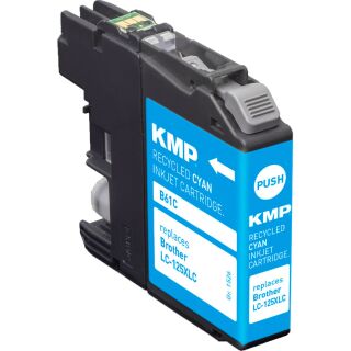 KMP Tinte B61C (cyan) ersetzt Brother LC-125XLC