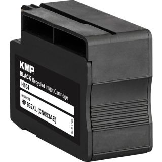KMP Tintenpatrone H104 (schwarz) ersetzt HP 932XL (CN053AE)