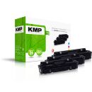 KMP Toner H-T242XCMY MULTIPACK ersetzt HP 410X (CF411X,...