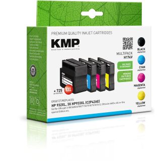 KMP Tinte H174V MULTIPACK ersetzt HP 932XL/933XL