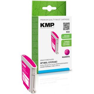 KMP Tinte H33 (magenta) ersetzt HP 88XL (C9392AE)