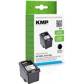 KMP Tinte H44 (schwarz) ersetzt HP 300XL (CC641EE)