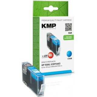 KMP Tinte H68 (cyan) ersetzt HP 920XL (CD972AE)