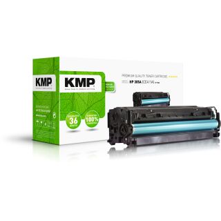KMP Toner H-T158 (cyan) ersetzt HP 305A (CE411A)