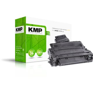 KMP Toner H-T231 (schwarz) ersetzt HP 55X (CE255X)