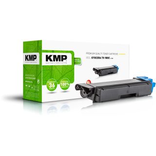 KMP Toner K-T57 XXL (cyan) ersetzt Kyocera TK-580C